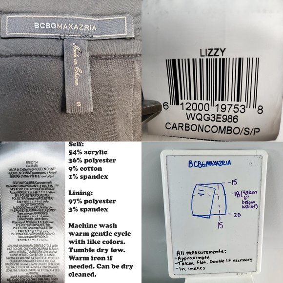 $178 BCBGMAXAZRIA Skirt Faux Wrap Navy Mini Small - Picture 5 of 7